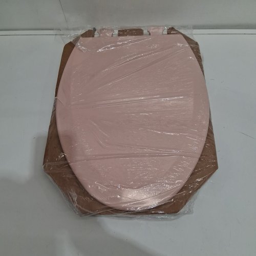 BEMIS ELONGATED ENAMELED WOOD TOILET SEAT WITH EASY CLEAN - VENETIAN PINK (MODEL: 1500EC 063) image 3