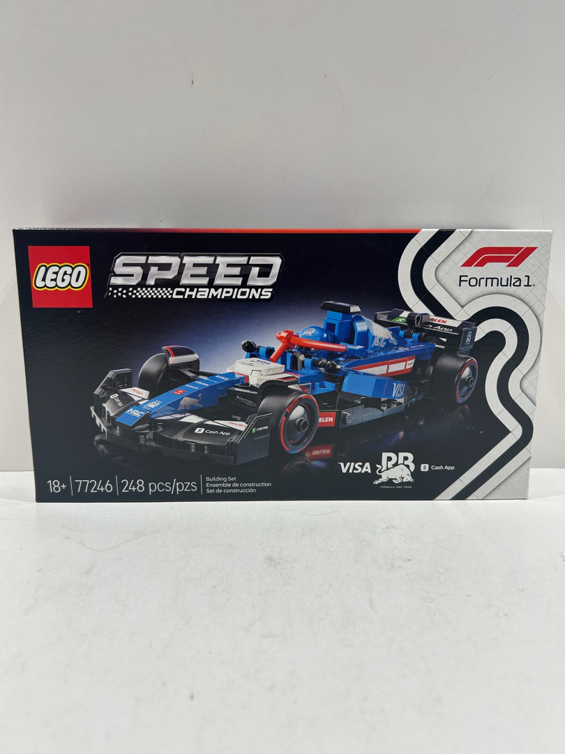 248pc Lego - speed champions - visa cash app rb vcarb 01 f1 race car (77246) image 3