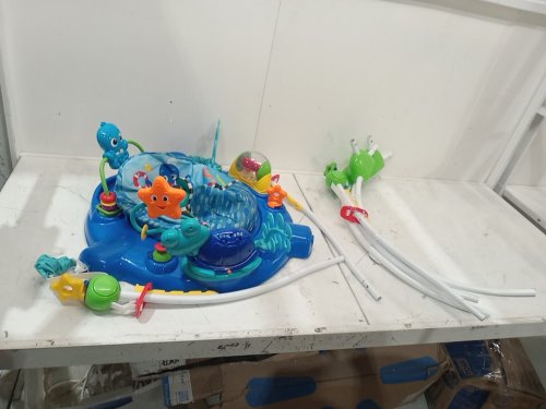 Baby Einstein Neptune's Ocean Discovery Jumper with Adjustable Height - 15+ multi-sensory toys/activities - 4 languages - Multi-colour (Model: 10455) image 3