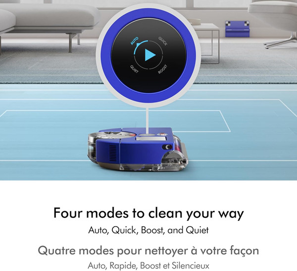Dyson 360 Vis Nav Robot Vacuum - GREY/INDIGO - (Model: RB03) image 3