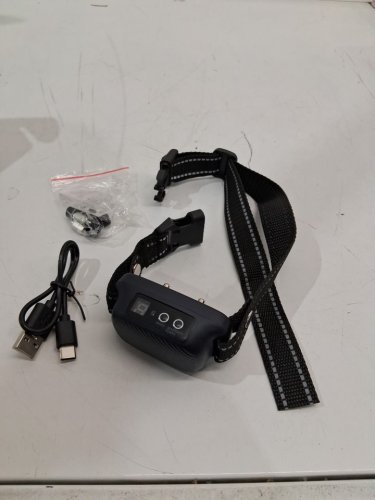 automatic safe bark control collar for dog training - black (model: pb12) image 2