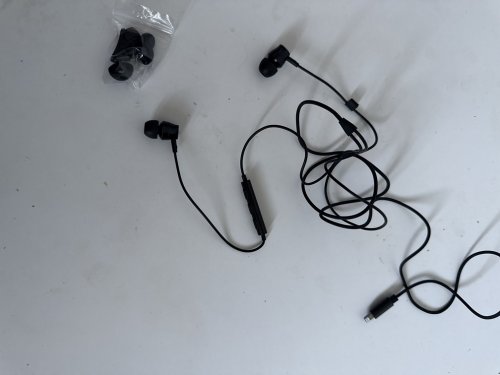 Lightning Headphones for iPhone 13 14 12 Pro Max MFi Certified Lightning Earbuds - BLACK (MODEL: ME502-MF-03) image 3