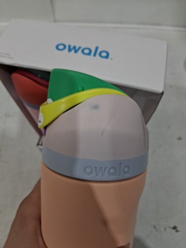 2pk OWALA STAINLESS STEEL WATER BOTTLES - 24OZ - PINK/PEACH (MODEL: 1965314) image 4