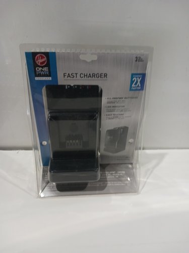 hoover fast charger with led indicator  - compatible with all onepwer batteries - charges 2x faster (model:bh05140) image 2