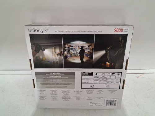 2PK INFINITY X1 LED FLASHLIGHTS -  2000LM - BLACK image 5