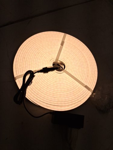 Lamomo Waterproof Neon Rope Light - 3000K - 24V - 65.6ft - warm white (model: SRX-WW-20MCA) image 4