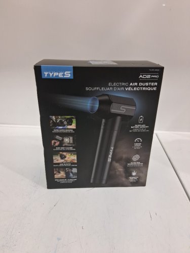 TYPE S multipurpose AD2 Pro Electric Air Duster with Brushless Motor & LED - 4 adjustable speed levels - 12,000 mah, 20,000-90,000 rpm, 120 minutes run time - black (model: 1978193 / AC534772) image 2