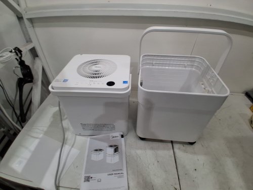 Midea cube smart wifi dehumidifier, compatible with alexa - 50 pint - 4,500 sq. ft - white (model: mad50s1qwt-A) image 5