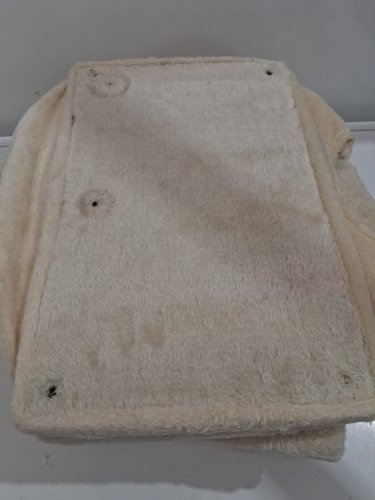 Heybly cat tree with hidden spaces, hammock and scratching posts - 49.2" - Beige (Model: HCT200SW) image 3