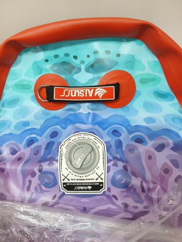 AISUNSS Inflatable Stand Up Paddle Board with Accessories - 10FT 6" x 32" x 6" - red/multicolor image 9