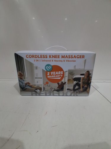 Cordless Knee Massager with LED Screen, 3 Infrared Heat Modes, & 3 Adjustable Vibration modes - white (model: ST-1101) image 2