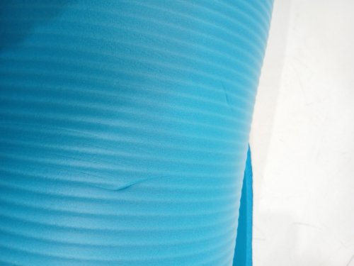 CAP BARBELL HIGH DENSITY EXERCISE YOGA MAT WITH STRAP - 64" - BLUE (Model: MTIS-6523-12TL) image 5