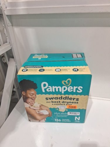 116PK PAMPERS SWADDLERS DISPOSABLE BABY DIAPERS - NEWBORN SIZE image 2