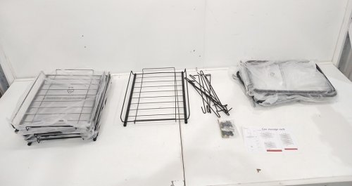 6-Tier Can Storage Wire Rack - 23" x 15.6" x 11.7" - Black image 3