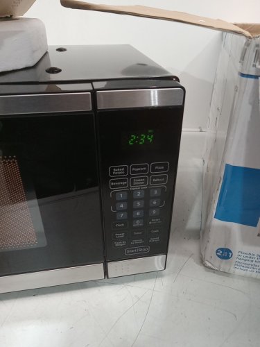 DANBY DESIGNER COUNTERTOP/UNDER CABINET DIGITAL MICROWAVE OVEN - 0.7CU.FT - STAINLESS STEEL/BLACK - (MODEL: DDMW007501G1) image 6