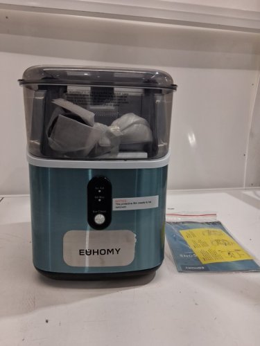 EUHOMY PEARL L1 PORTABLE NUGGET ICE MAKER COUNTERTOP - 35 LBS CAPACITY - STAINLESS STEEL (MODEL: IM013-NSI-CAEH) image 2