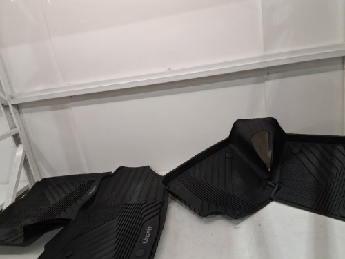 3pc lasfit floor mats for subaru crosstrek and impreza 2024-2025 - all weather and waterproof - anti-slip - black (model:LL-SU02) image 2