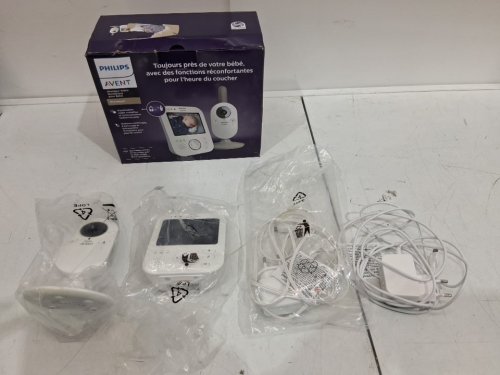 Philips Avent Digital Video Baby Monitor - *EURPEAN POWER ADAPTERS*  - WHITE (MODEL: SCD630) image 2
