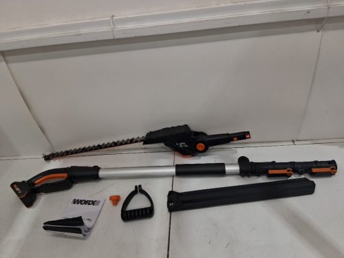 WORX POWER SHARE 2-IN-1 EXTENDABLE CORDLESS HEDGE TRIMMER - 20" BLADE/20V - ORANGE (MODEL: WG252) image 3