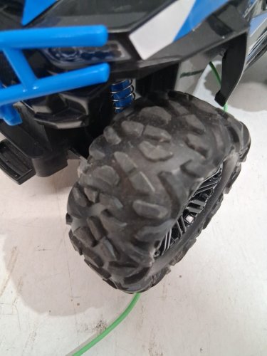 polaris rzr remote control off-road vehicle - 1:14 scale - blue/black image 2