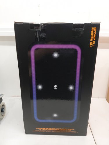 SKULLCANDY STOMP XL WIRELESS BLUETOOTH PARTY SPEAKER - INTEGRATED CARRY HANDLE​, IPX5 WATER RESISTANCE, 12-HOUR BATTERY LIFE - BLACK ORANGE (MODEL:2SKSK1851/4449801) image 6