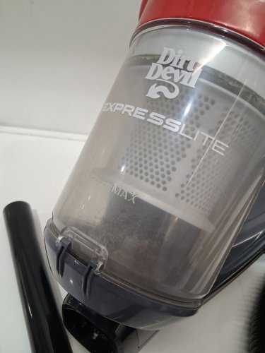 DIRT DEVIL EXPRESS LITE COMPACT BAGLESS CANISTER VACUUM CLEANER - RED/BLACK (MODEL: SD40190) image 5