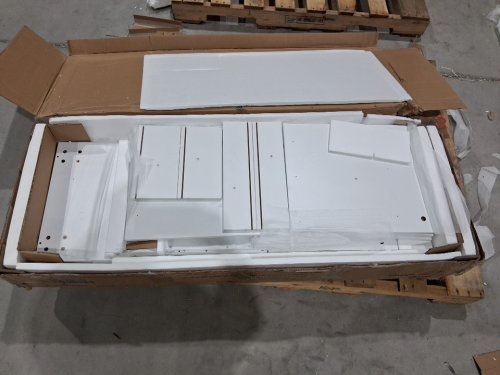 SEDETA 6 Drawer File Cabinet with Power Strip and LED - 42" - white (model: aj-dj504874) image 7
