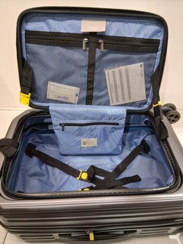Delsey Paris HARD SIDE ROLLING Front-lid Opening Carry-on LUGGAGE/suitcase with TSA Lock - 22" - black (MODEL: 1819426) image 6