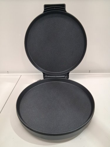 chefman everything maker and pizza oven - 12" - 1440w - 120v - black (model: rj58-em-midnight) image 3
