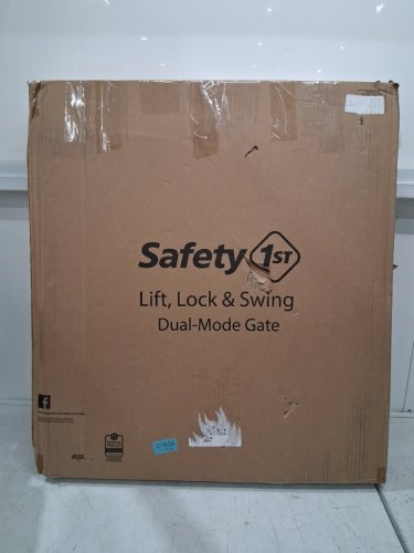 Safety 1st Lift, Lock & Swing Dual-Mode Gate - 28" - 42"x 26" - grey (model:GA048CWHo1EB) image 2