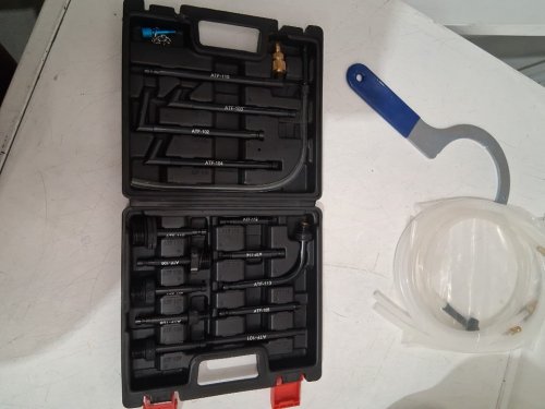 2-Way Transmission Fluid Pump ATF Refill/Dispenser system - 10l capacity - white/black (model: ys-089) image 7