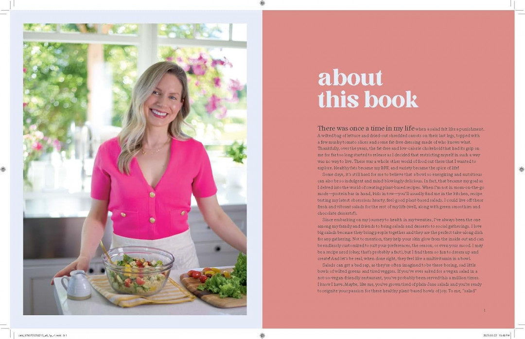 (Hardcover) Oh She Glows Salads: Get Glowing: Protein-Packed, Plant-Based Salads for Every Season Cookbook by Angela Liddon image 2
