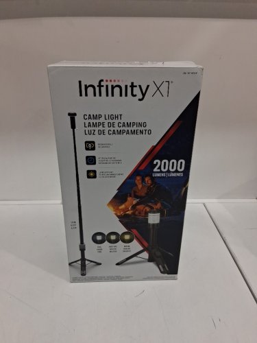 INFINITY X1 TELESCOPIC CAMP LIGHT - 200 LUMENS - BLACK (MODEL: 1872247) image 2