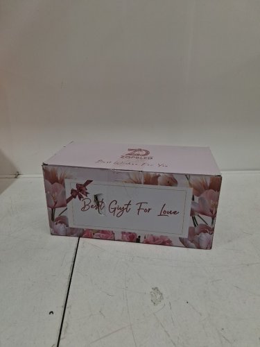 ZQPBLED crystal Tulip Table touch Lamp with 3 Colors - 11" - white image 2