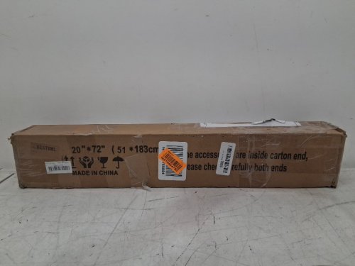 LUCKUP EASY FIX ZEBRA ROLLER BLINDS/SHADES - 20" x 72" - black (MODEL: DZSTBML) image 2