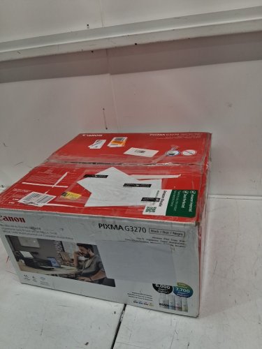 Canon PIXMA Wireless ALL-IN-ONE MEGA TANK Colour Photo Printer with Scanner & Copier - Black (Model: G3270 k10555) image 2