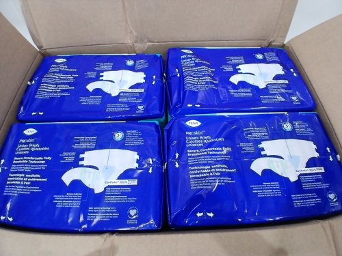 56pk UNISEX Tena PROSKIN Incontinence BRIEFS with Ultimate Absorbency - Medium SIZE (model: 054385) image 3