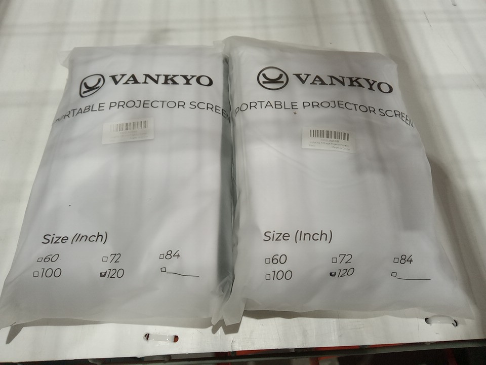 2 Vankyo Portable projector screen with accessories - foldable - 16:9 / 120" screen - 105" x 59" - White image 4
