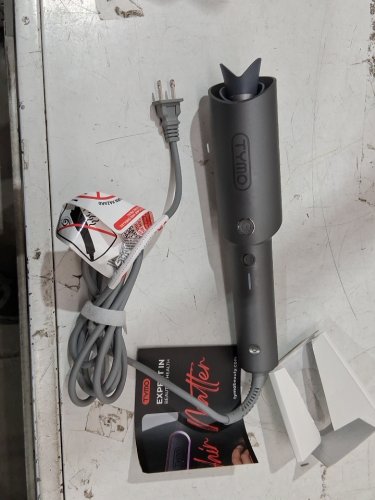 tymo curlpro automatic hair curler - 1" barrel - metallic grey (model: hc503l) image 3