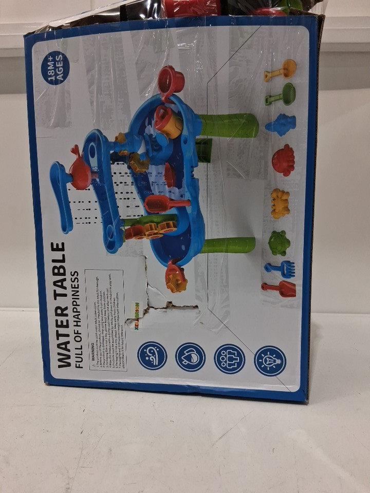 Sensory Play beach toy water Table - 32" x 25" - multicolor (model: 9390) image 4