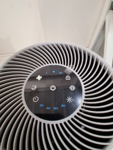 levoit large room air purifier with hepa sleep mode - white (model: core300) image 6