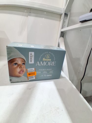 76PK PAMPERS AMORE FRAGRANCE FREE DIAPER - SIZE NEWBORN image 2