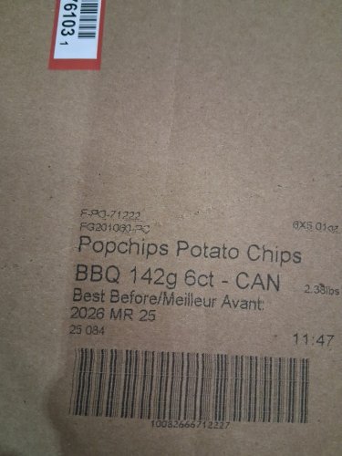 *EXPIRED* 6PK POPCHIPS GLUTEN FREE POTATO CHIPS - 142G EACH - bbq image 4
