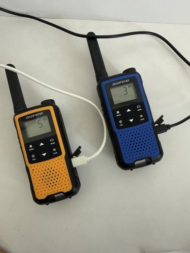 2PK BAOFENG two way walkie talkie for kids - BLUE/ORANGE (MODEL: T22A-2) image 4