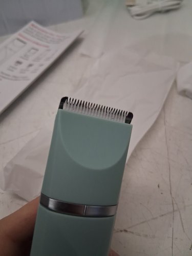 aryzin waterproof bikini body hair trimmer - teal (model : BG200) image 4