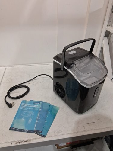 Euhomy Countertop Nugget Ice Maker - Makes 34lbs in a day - Black (Model: IM-12S / IM002-NBL-CAEH) image 3