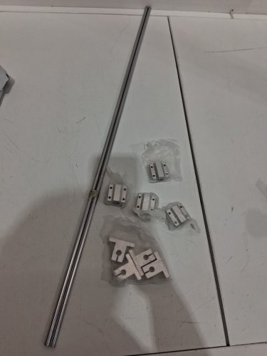 10PC Linear Motion Rail Shaft Slide Guide - 8MM X 25.59" - SILVER image 4
