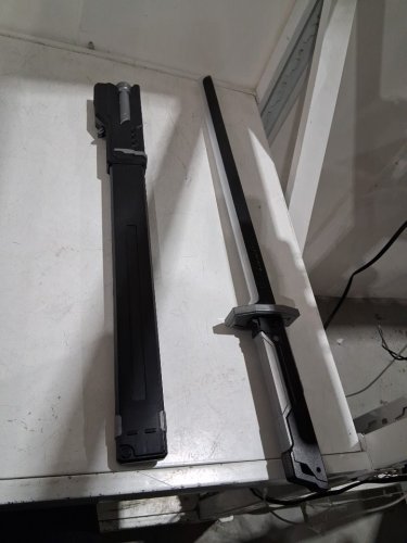 Domqga Rechargeable Light Up Sword Set with Spray Function -28" - Dark Gray (MODEL: 6MCGTRMK50KI) image 4