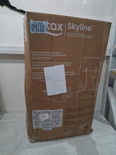 BRITAX SKYLINE 2-STAGE BELT-POSITIONING BOOSTER CAR SEAT with 2-LAYER IMPACT PROTECTION - 40-120lb capacity - DUSK/black (MODEL: E1C249H) image 2