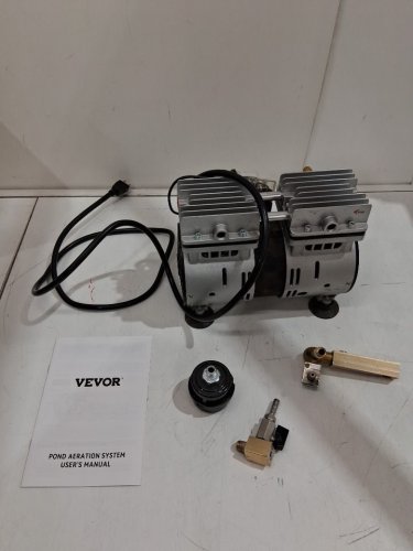Pond Aeration Kit Compressor and Timer for Deep Water Lake/Pond - 550W 3/4HP - Silver/Black - (Model: OLF400D-140BS-A) image 3